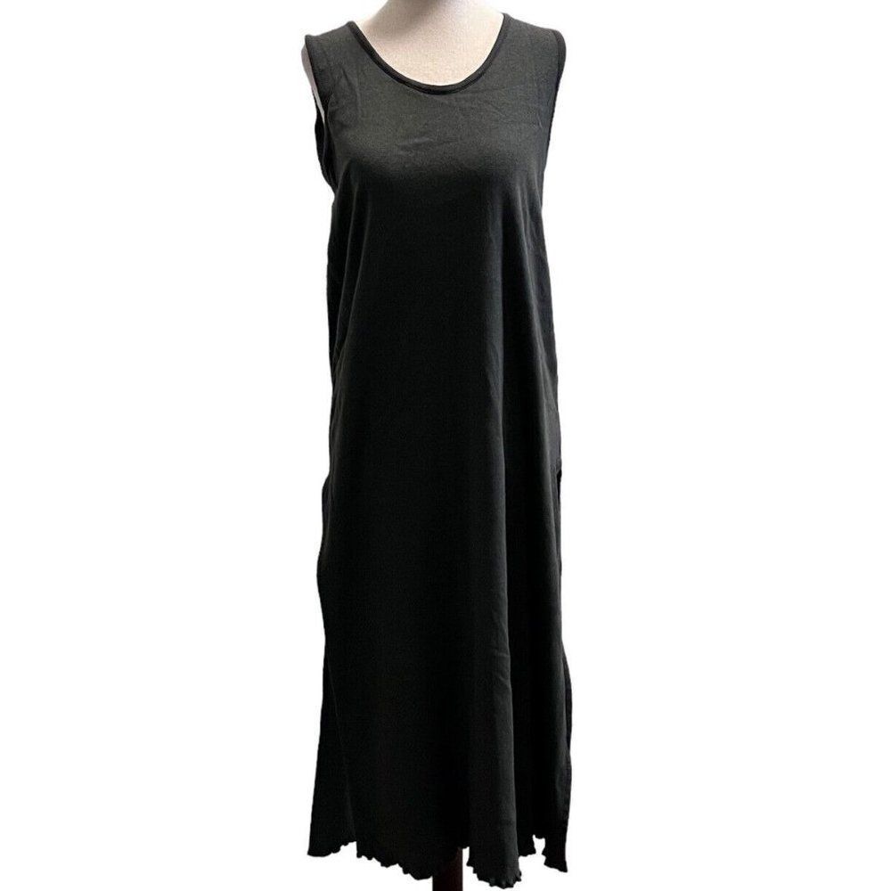 J. Jill Women Sleeveless Shift Dress Size Small Sage Green Knit Relaxed Fit